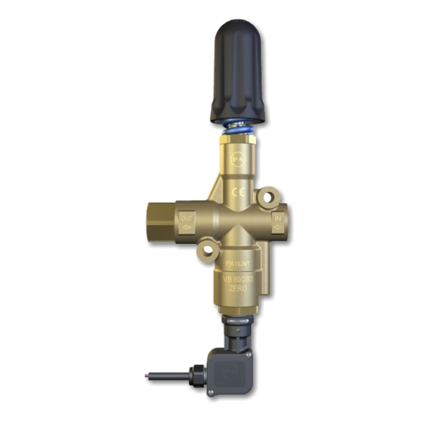VB80/280 Zero   with knob and micro-switch - Valve with zeroed outlet pressure, in bypass