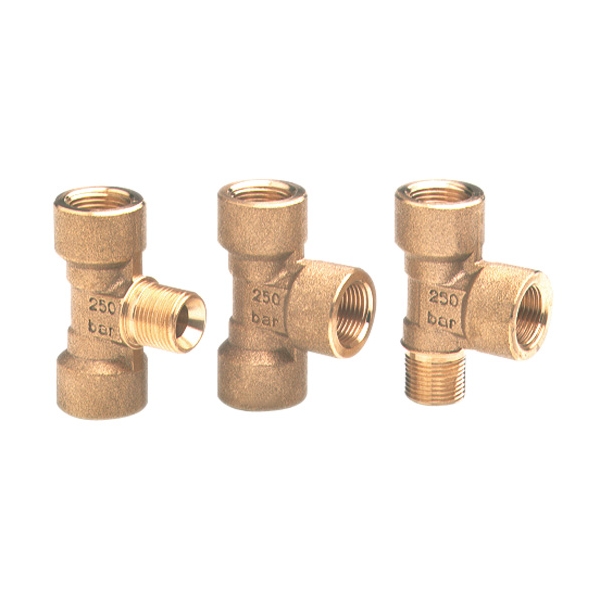 Raccordi a Tii ottone