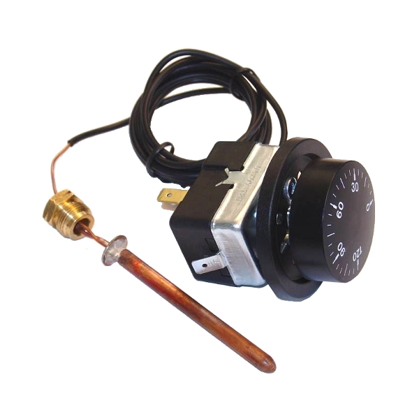 Thermostat with internal probe