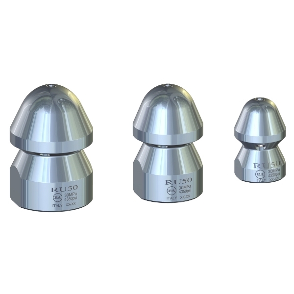 RU - Ugello sturatubi acciaio nichelato