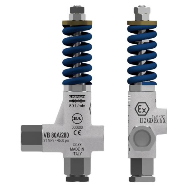 VB 80A/280 - valv.bypass Aisi 303 Atex
