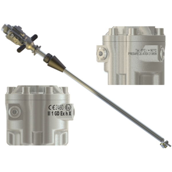 MI63A - Testina motore idrocin. - pulizia cist.- Atex 2460