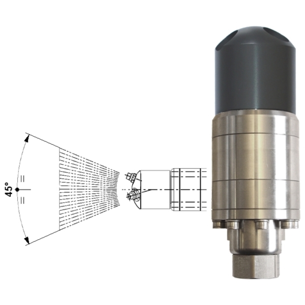 A42 FR 2-45° - Testina semov. pulizia front. - 3 ugelli  45°