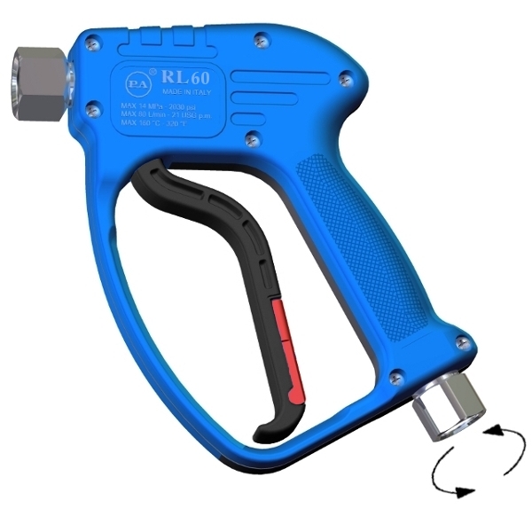 Pistola RL 60  -Pistola inox per schiuma a chiusura ritardata