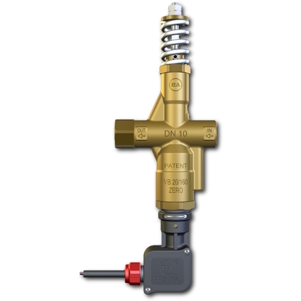 VB20-160 Zero -con microinterruttore-Valvola con azzeramento pressione mand.,in bypass.