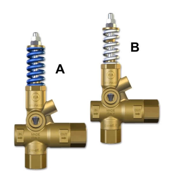 VB 85/180 - VB 85/310 Valvola bypass con foro manometro