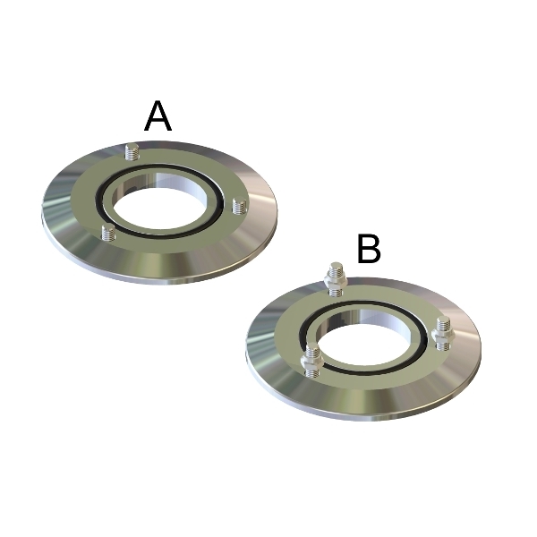 Kit flangia TC3 flang.- Tri-clamp 3"+viti+or