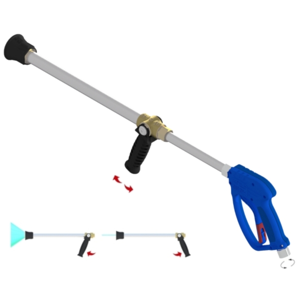 GV 10  lancia a getto variabile con pistola RL34+sw.