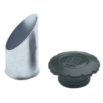 Filler and cap for gas oil