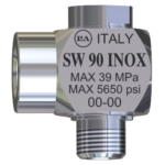 SW90 - Giunto girevole  90° acciaio inox
