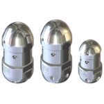 RR-TS - Rotating drain cleaning  stainless steel nozzle -spherical head