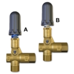 VB 85 Rv/180 - VB 85 Rv/310- Valvola bypass  con manopola